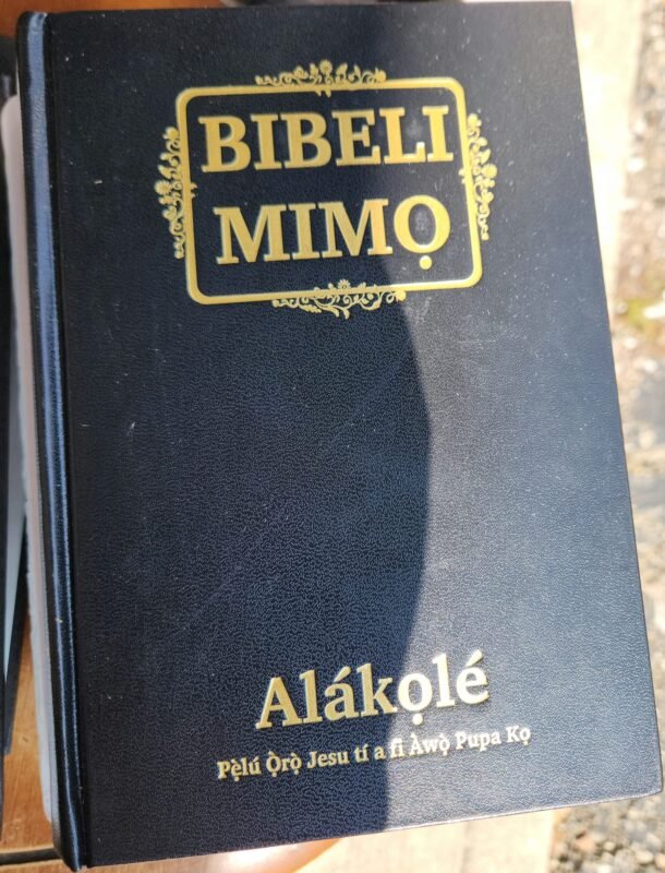 bibeli-mimo-alakole-yoruba-bible-primeoja